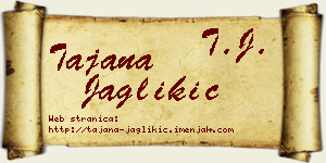Tajana Jaglikić vizit kartica